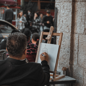 Taller de dibuix i color al carrer